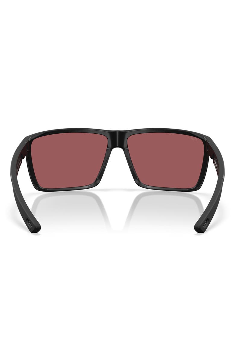Costa Del Mar Rincon II 64mm Sunglasses, Alternate, color, Matte Black / Gold Mirror 580G