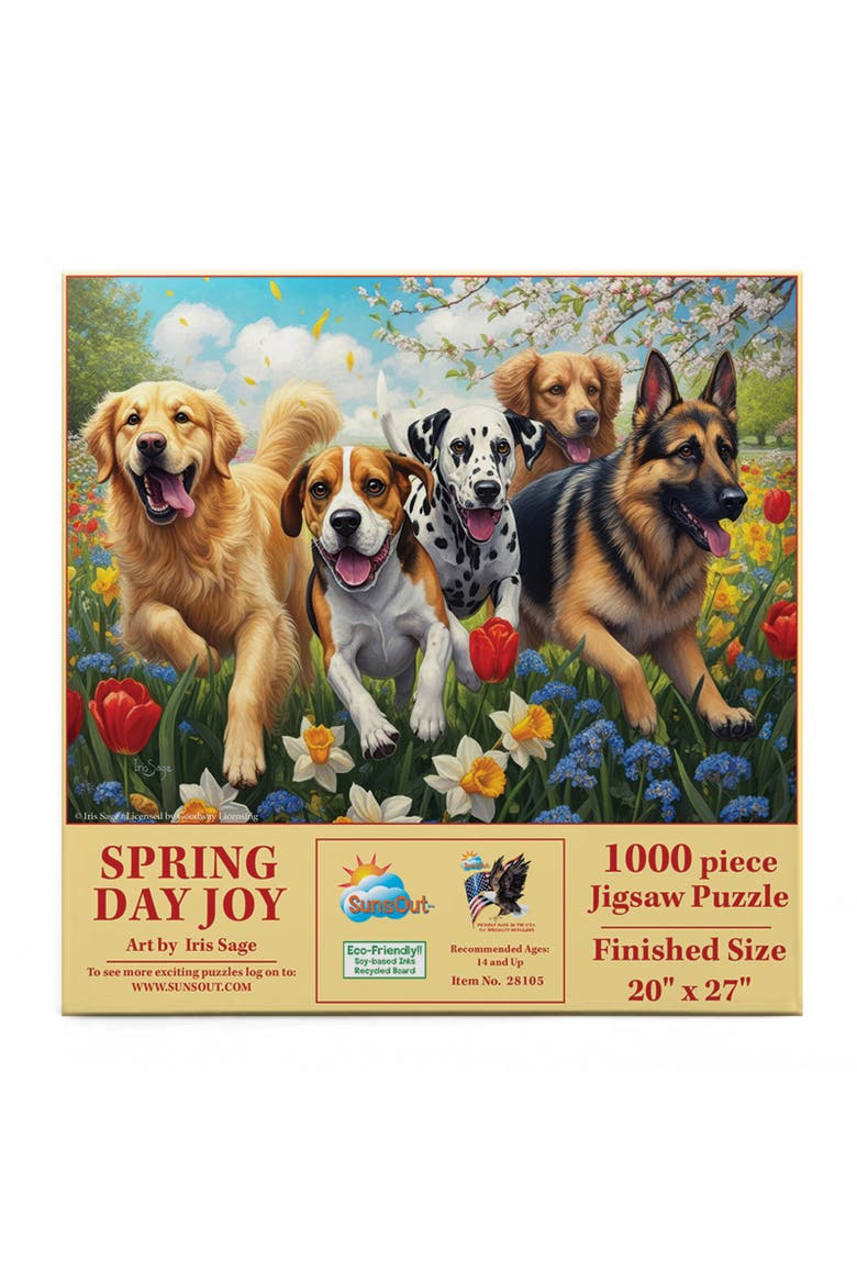 Spring Day Joy 1000 piece Jigsaw Puzzle for Adults, Alternate, color, Multicolor