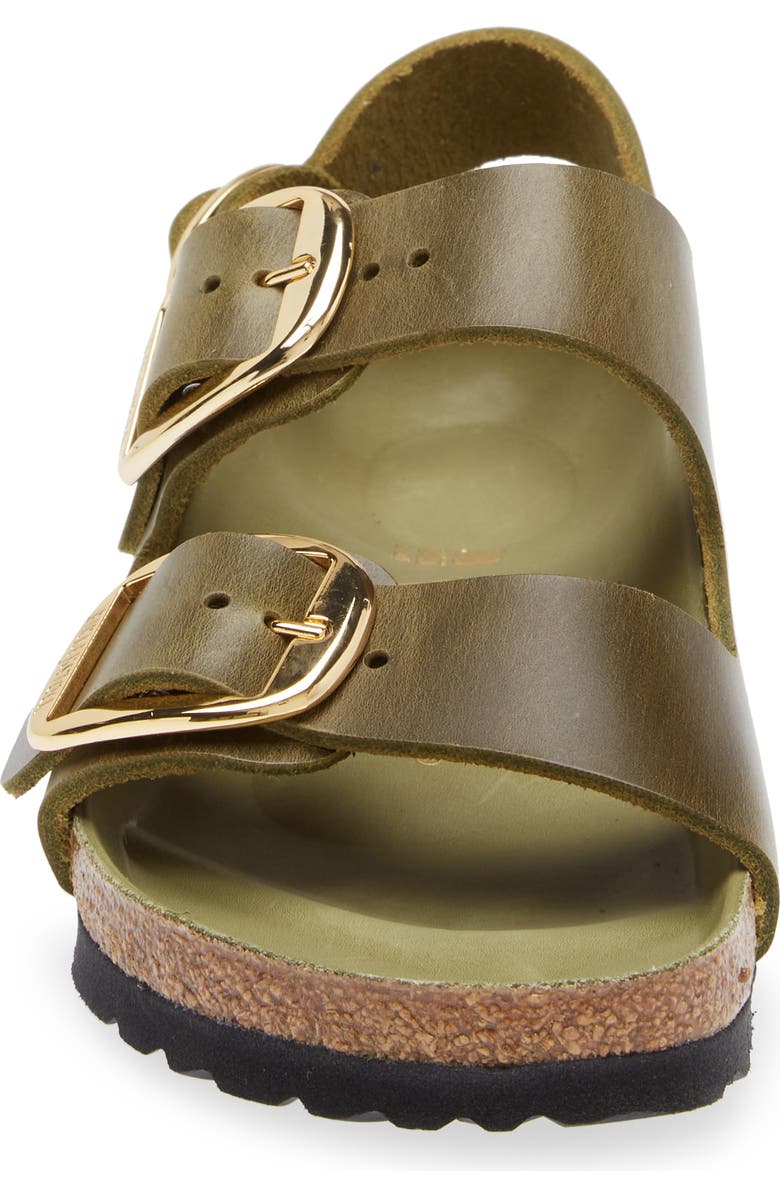 Birkenstock Milano Big Buckle Slingback Sandal, Alternate, color, Green