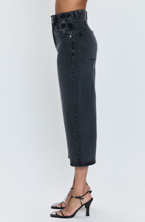Pistola Scarlett High Waist Crop Wide Leg Jeans In Nightlife