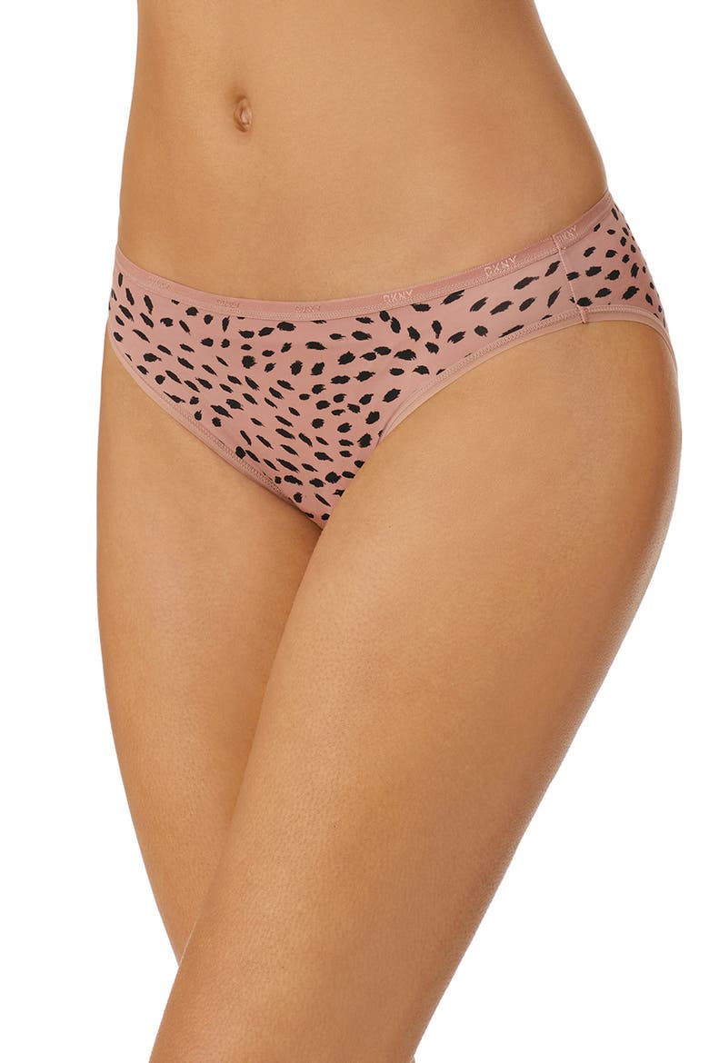 'DKNY Micro Bikini, Main, color, ANIMAL STROKE PRINT