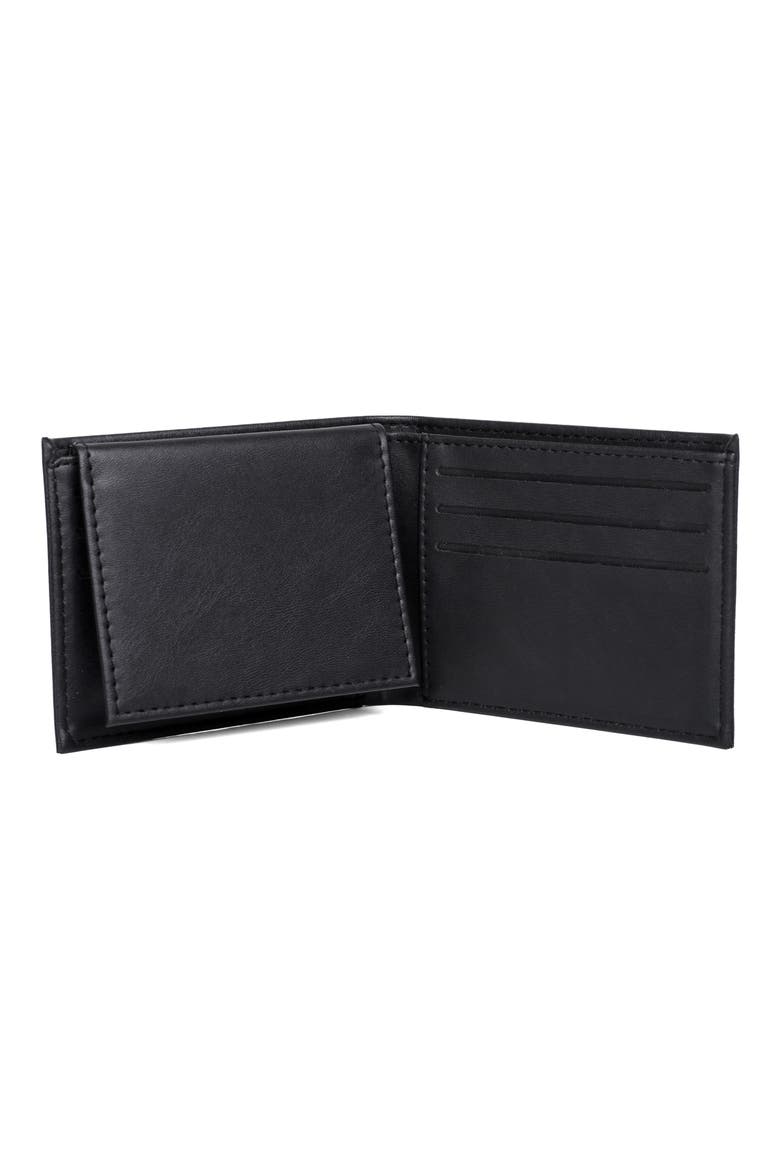 Smooth RFID Bifold, Alternate, color, BLACK
