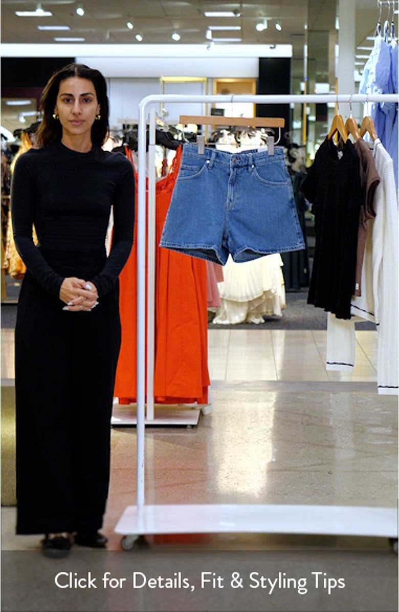 Zoey High Waist Denim Shorts, sales video thumbnail