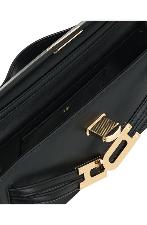 Jw Pei Bria Faux Leather Top Handle Bag In Black