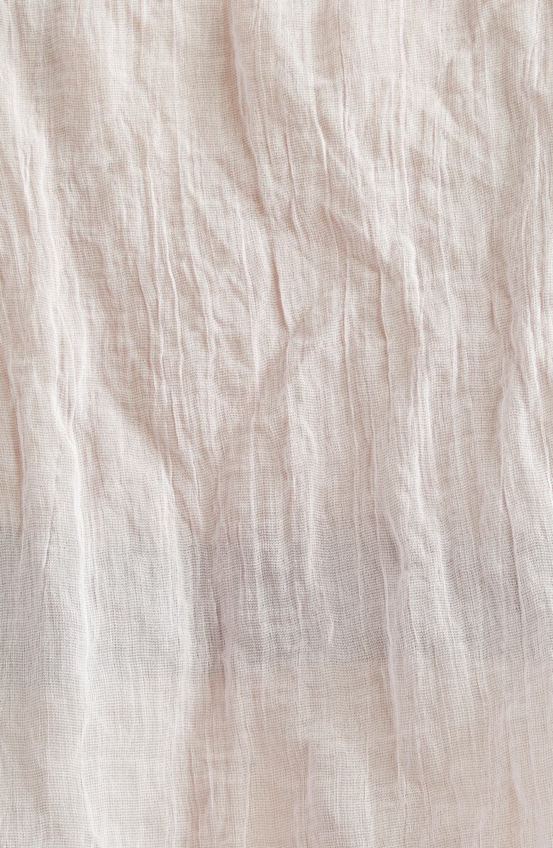 TOTEME Crinkled Cotton Blend Gauze Tank Dress, Alternate, color, Bloom