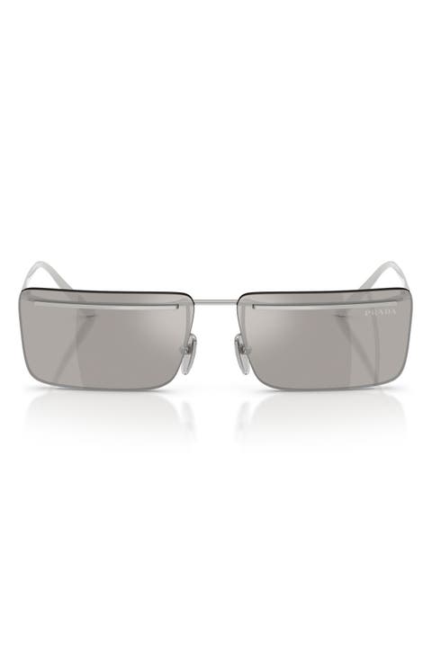 60mm Rectangular Sunglasses