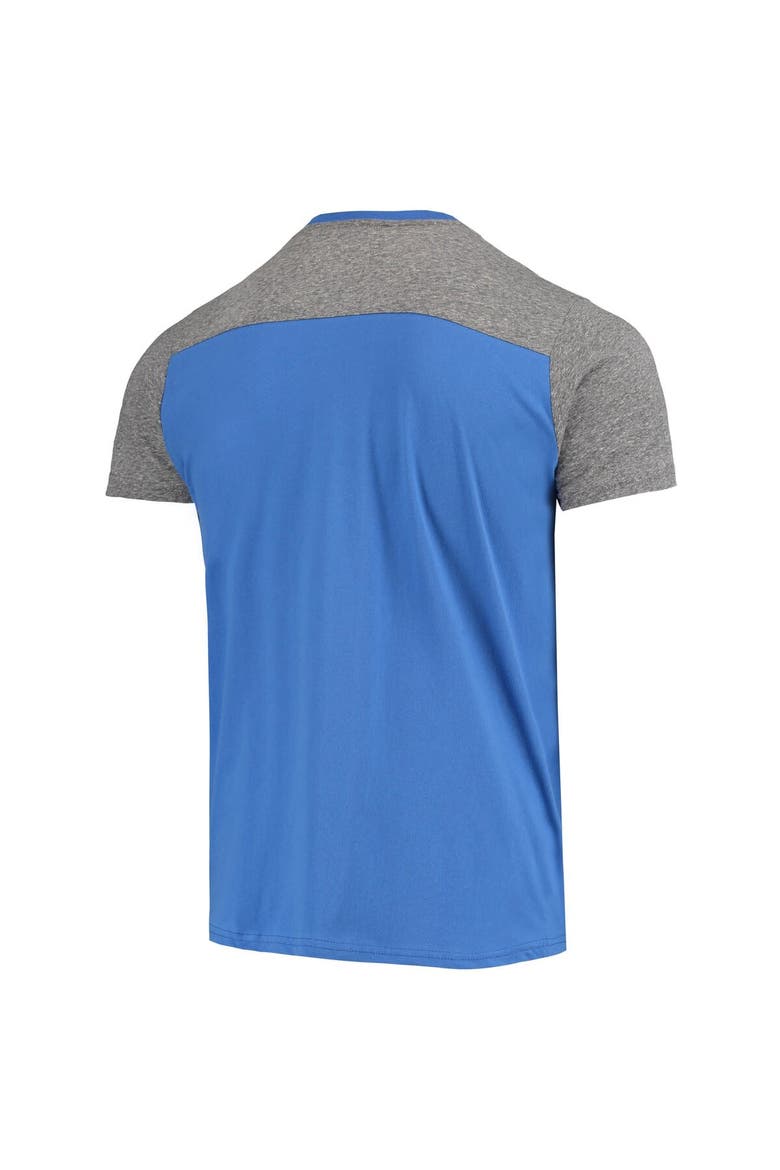 Men's Majestic Threads Royal/Gray Los Angeles Rams Field Goal Slub T-Shirt, Alternate, color, Royal
