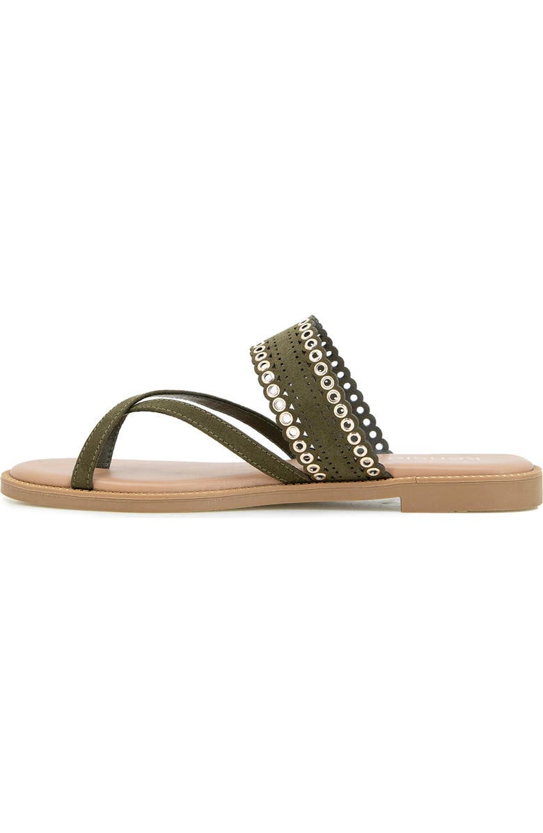 Kensie Maddy Slide Sandal, Alternate, color, Olive