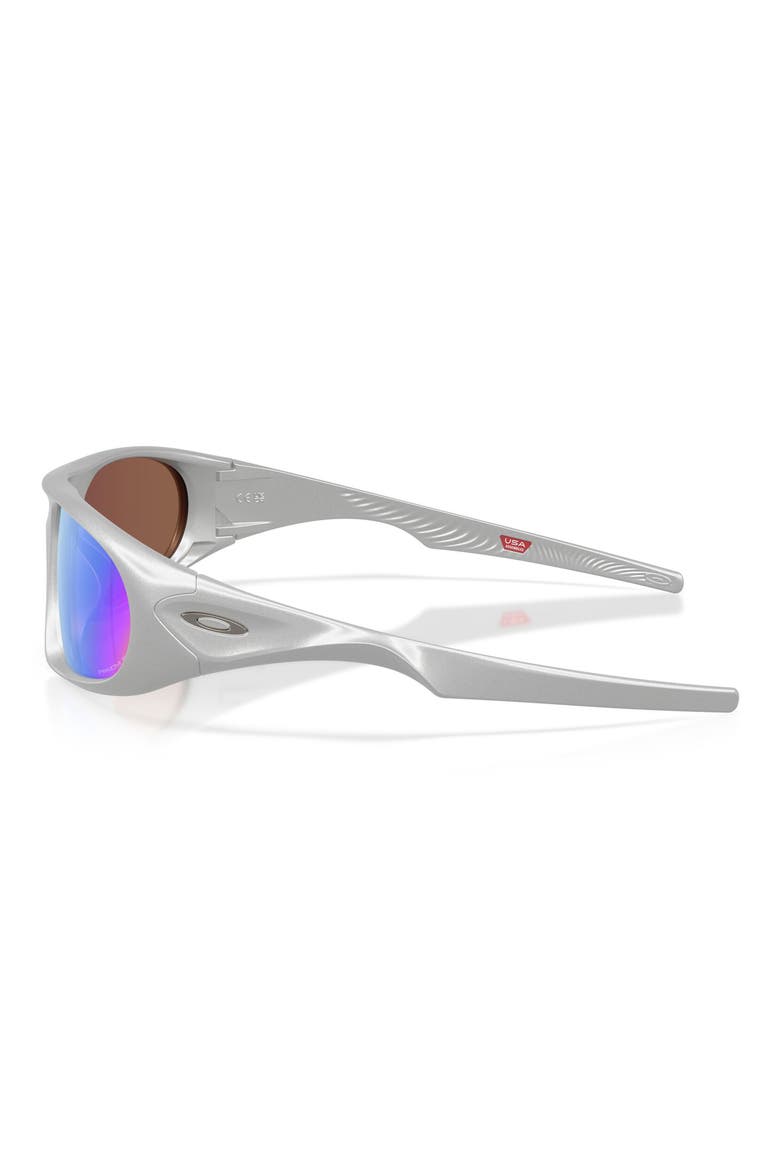 Neoforma 60mm Prizm™ Polarized Oval Sunglasses, Alternate, color, SILVER / PRIZM DEEP WATER