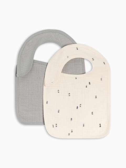 Organic Muslin 2-Pack Bibs (Baby)