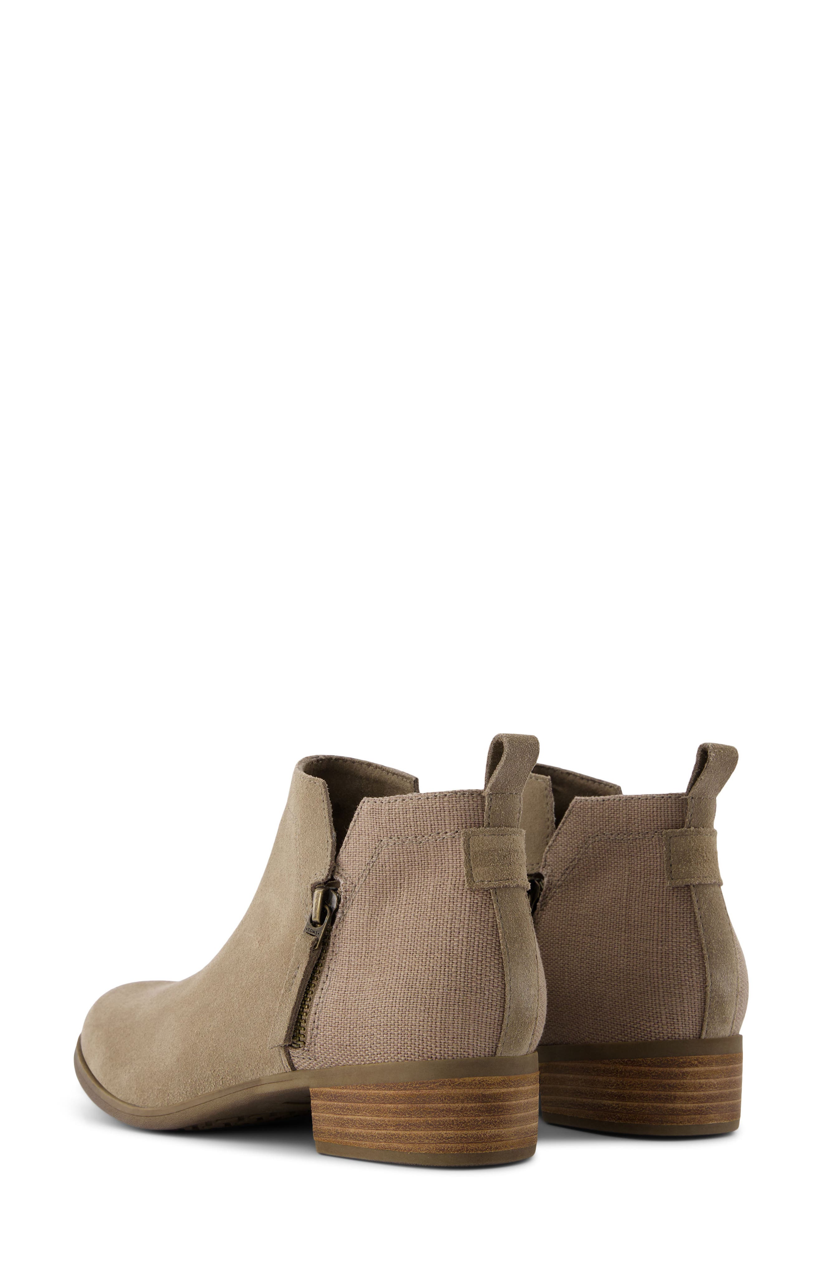Dahlia Leather Bootie, Alternate, color, NATURAL
