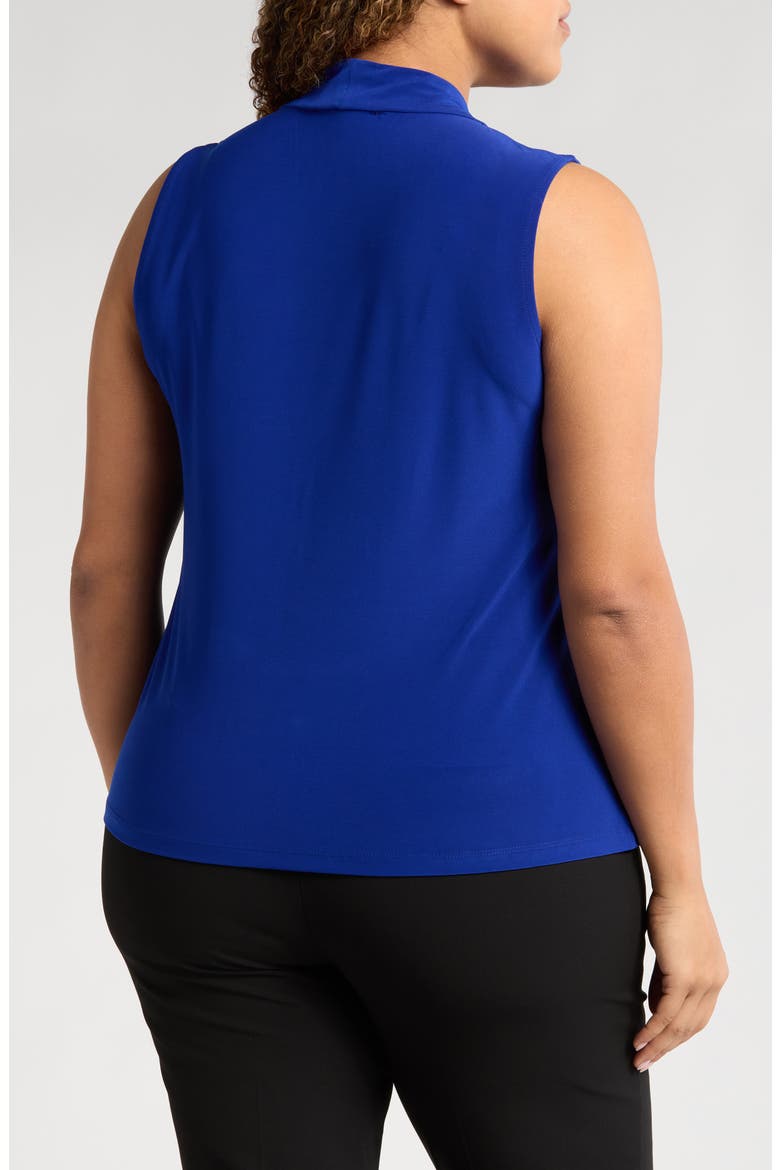 Twist Neck Sleeveless Top, Alternate, color, ROYAL SIGNATURE