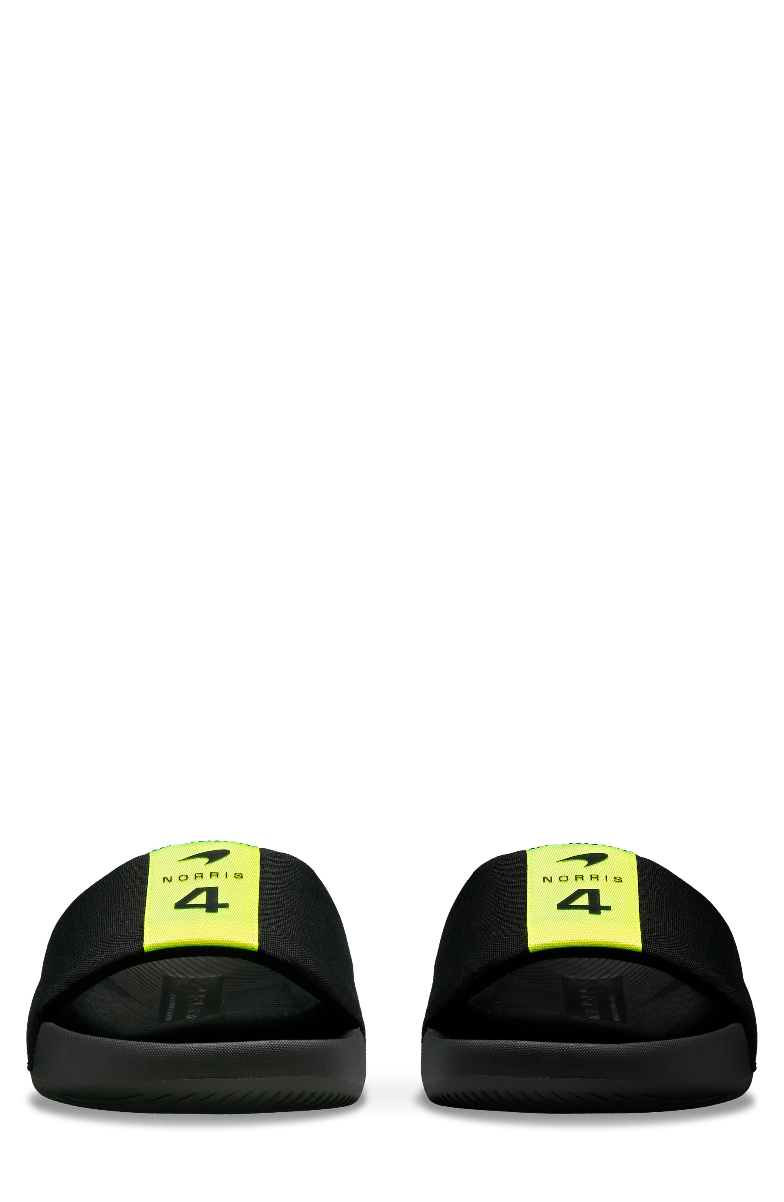 K-Swiss x McLaren Slide Sandal, Alternate, color, Black/ Safety Yellow