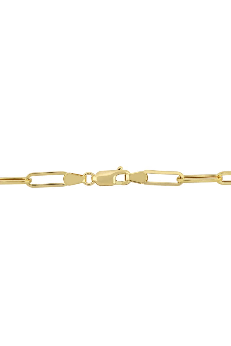 Polished Paperclip Chain Bracelet 14k Gold, Alternate, color, Yellow Gold