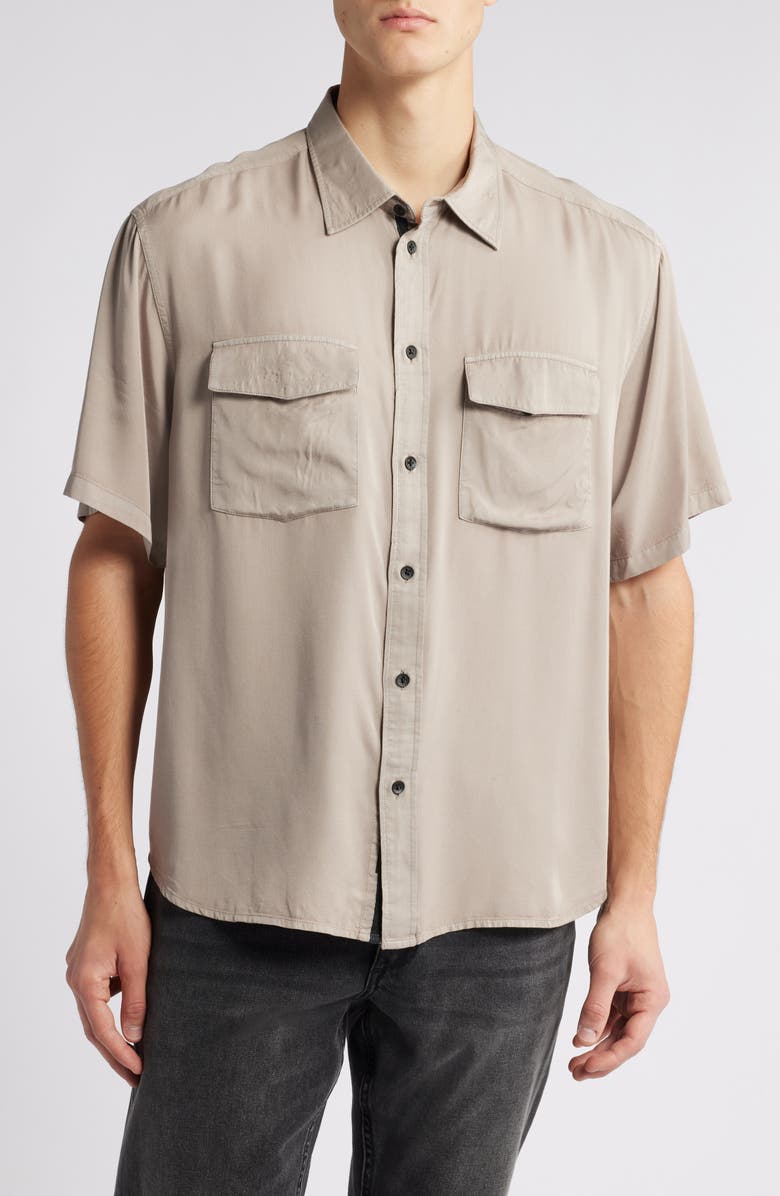 rag & bone Matthew Short Sleeve Button-Up Shirt, Main, color,