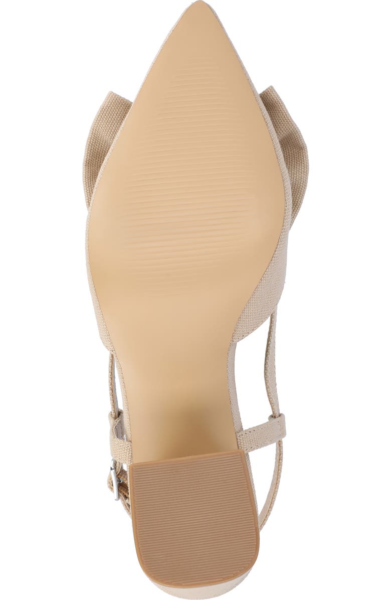 Journee Collection Tailynn Slingback Pump, Alternate, color, Tan