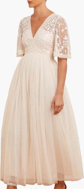 Needle & Thread Celestia Ribbon Bodice Maxi Dress