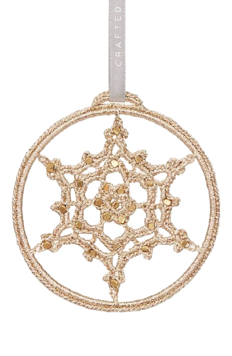 Made51 Eternal Snowflake Ornament, Main, color,
