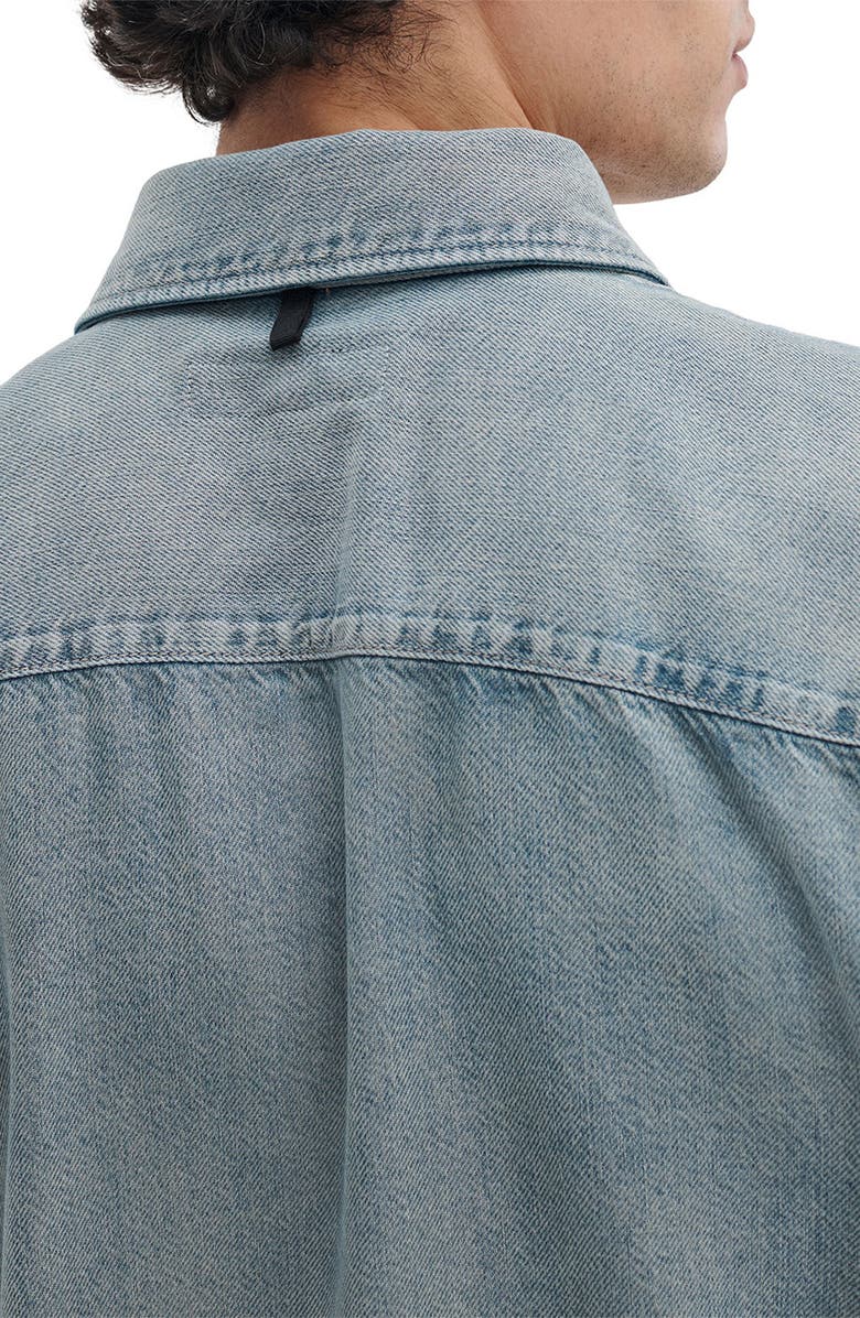 rag & bone Infuse Denim Button-Up Shirt, Alternate, color, Saltaire