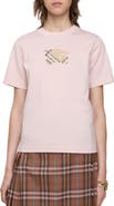 Burberry Knight Check Cotton T-shirt