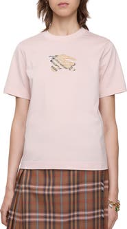 Burberry Knight Check Cotton T-shirt