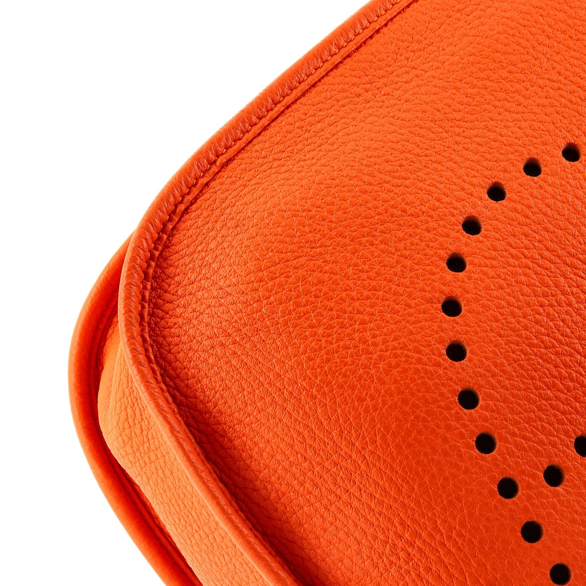 Pre-Owned Hermes Evelyne Bag Gen III Clemence PM, Alternate, color, Orange H