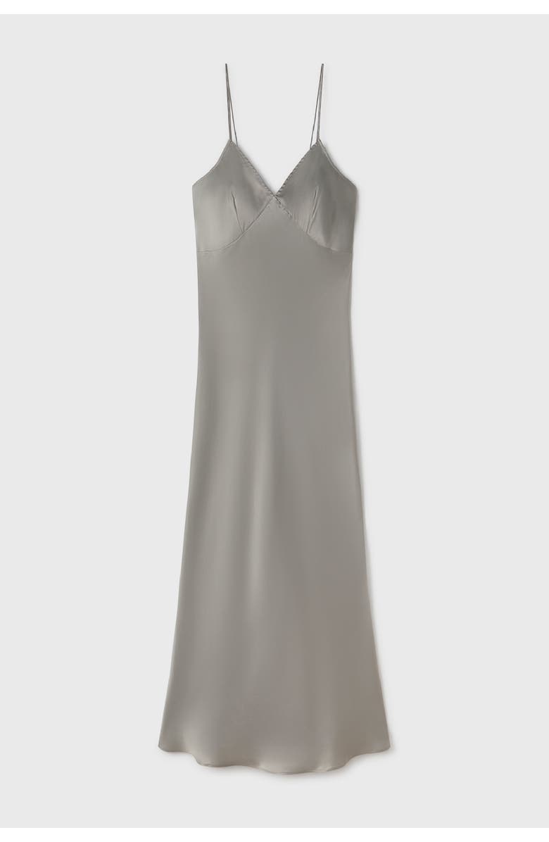 SILK LAUNDRY DECO ROULEAU DRESS MOON, Alternate, color, Moon