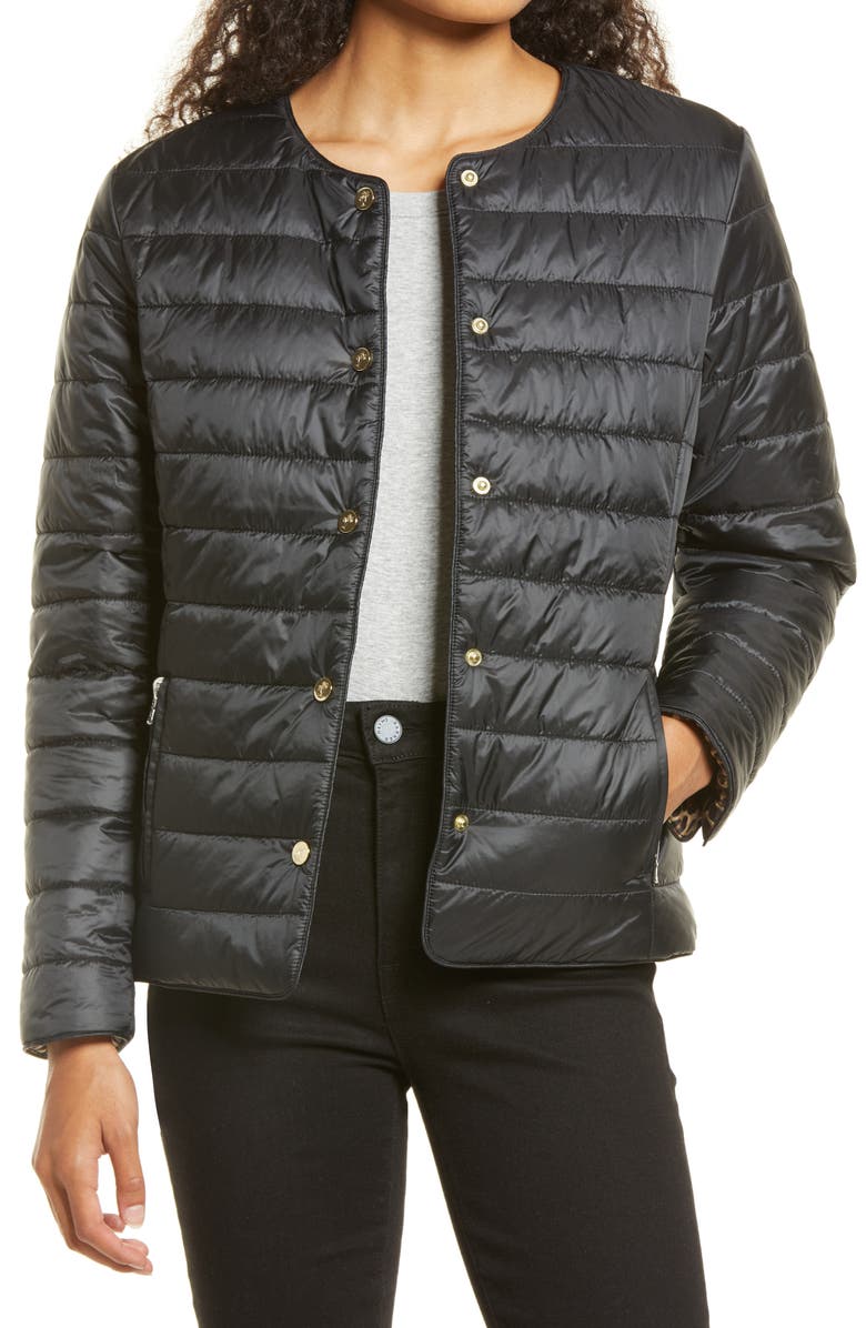 Tommy Bahama Reversible Snap Puffer Jacket, Main, color, 