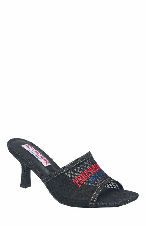 Coi Mesh Slip on Heel