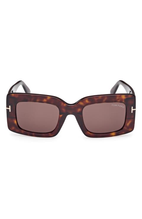Brigitta 50mm Rectangular Sunglasses