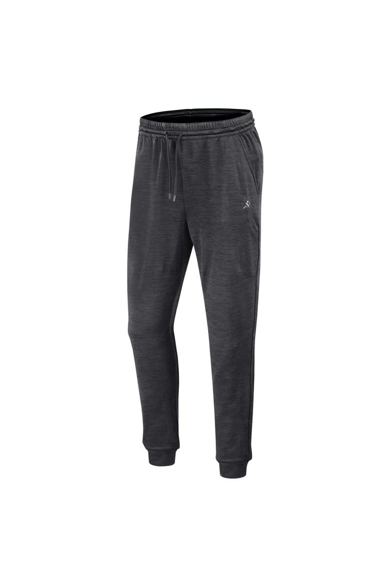 Men's Fanatics Branded  Heather Charcoal San Jose Sharks Authentic Pro Fleece Sweatpants, Alternate, color, Heather Charcoal