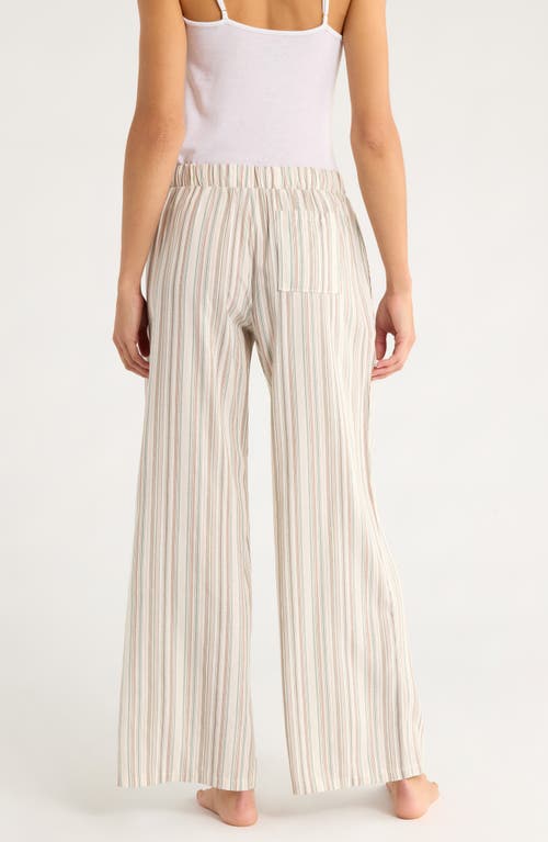 Honeydew Hangout Stripe Pajama Pants In Neutral