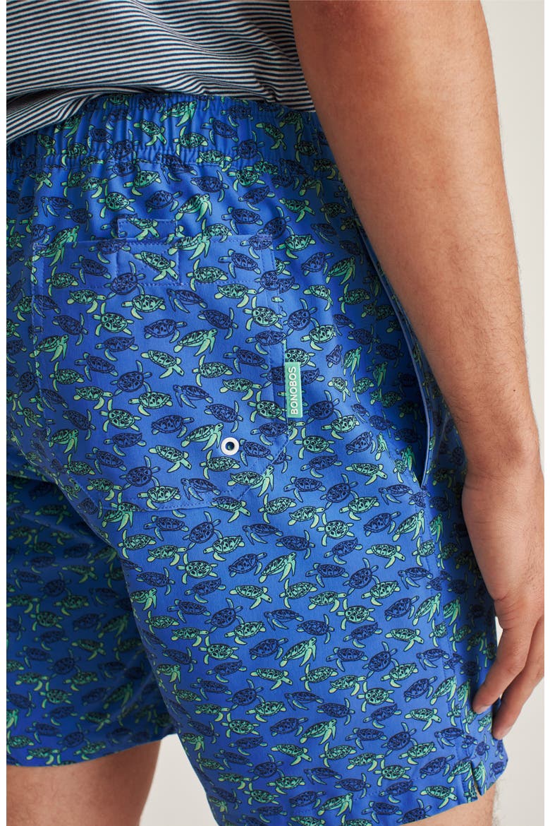 Riviera Floating Turtles Swim Trunks, Alternate, color, FLOATING TURTLES