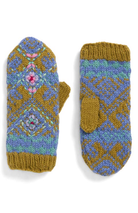 Ingrid Hand Knit Wool Mittens
