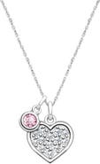 Tiny Blessings Sterling Silver Oh So Loved Birthstone 12-14" Necklace