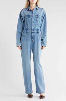 Good American Denim Oversized Jumpsuit