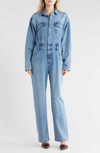 Good American Denim Oversized Jumpsuit