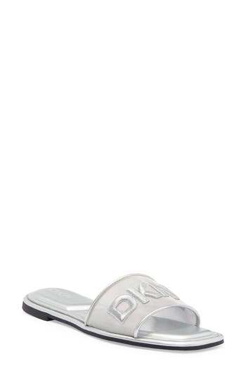 Dkny Badin Logo Slide Sandal