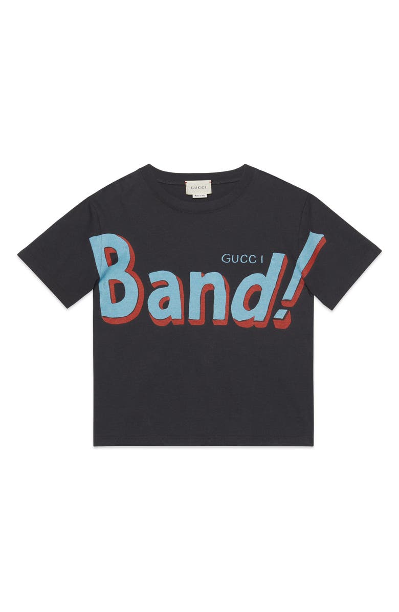 Gucci Band Graphic Tee, Main, color, 