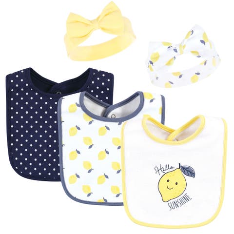 Soft Cotton Bib & Headwear Duo Set (baby)