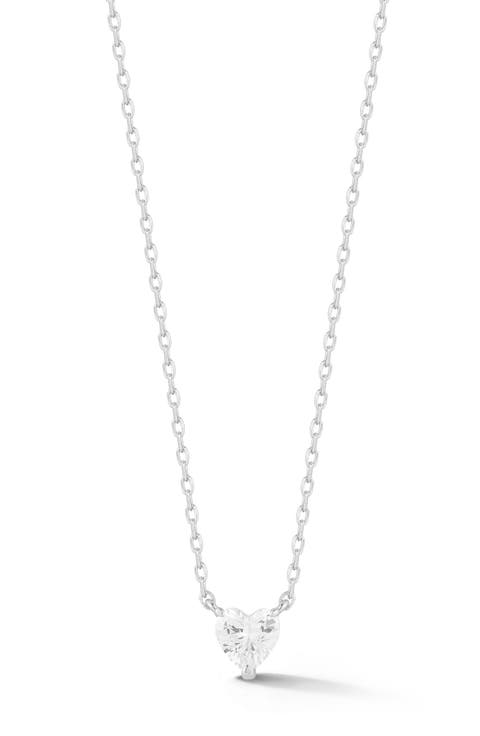 Heart Cubic Zirconia Pendant Necklace
