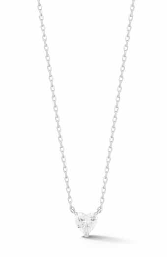 Heart Cubic Zirconia Pendant Necklace