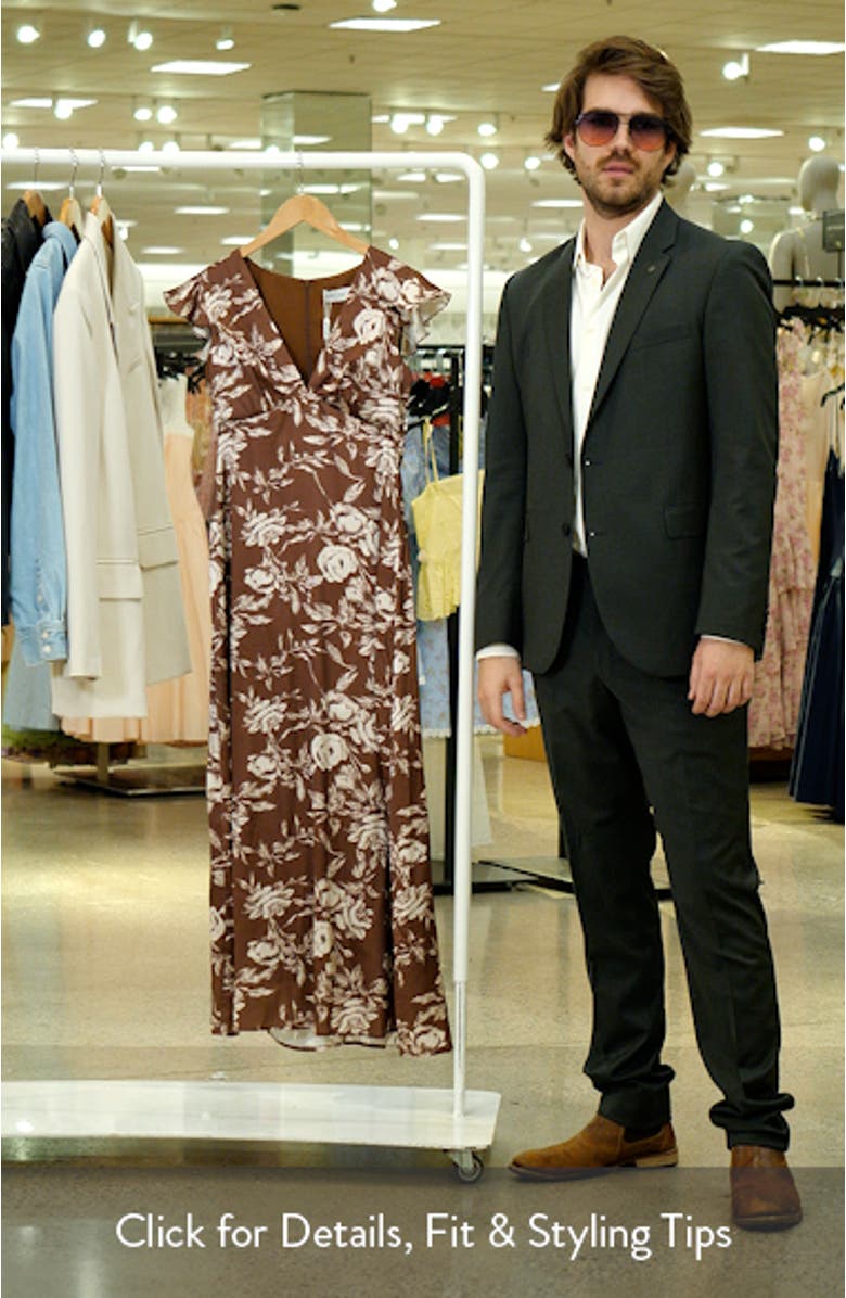 Solara Floral Maxi Dress, sales video thumbnail