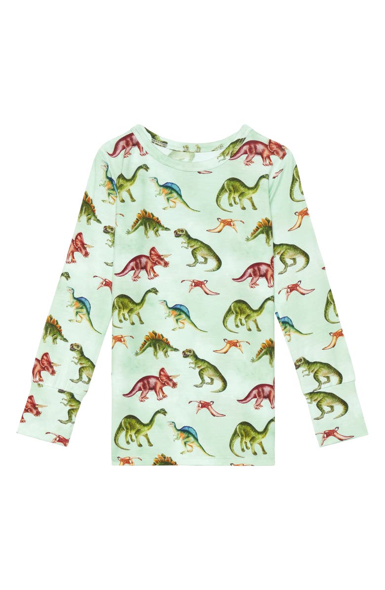 Posh Peanut Kids' Buddy Print Classic Fitted Two-Piece Pajamas, Alternate, color, Buddy