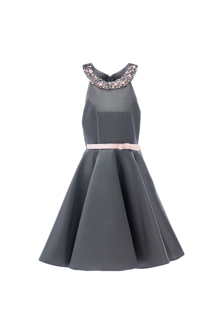 Cardona Dress, Main, color, Grey