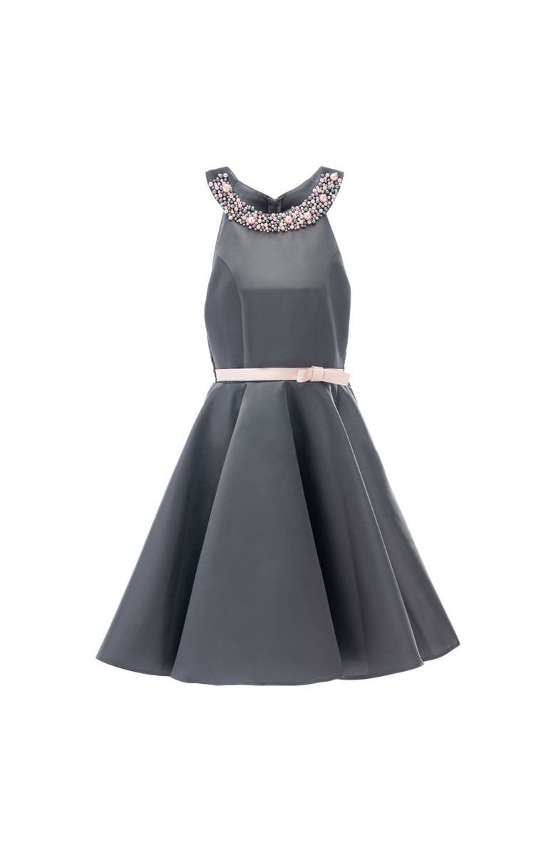 Tulleen Cardona Dress, Main, color, Grey