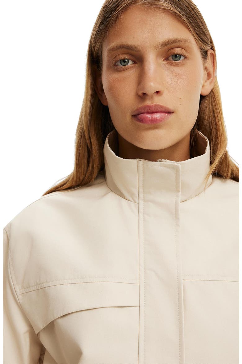 Women's Arlo Funnel Neck Jacket, Alternate, color, Sandstone