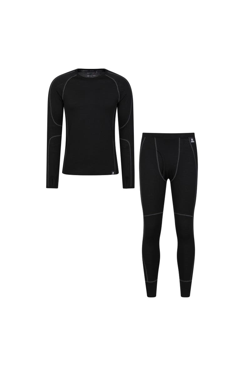 Asgard Merino Wool Base Layer Set, Main, color, Black