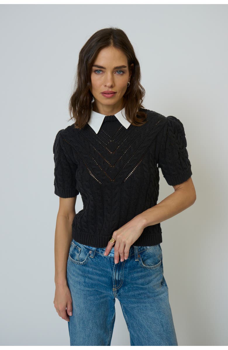 Central Park West Brooke Short Sleeve Twofer, Main, color, 