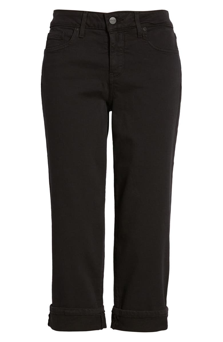 NYDJ Marilyn Cuff Crop Straight Leg Jeans, Alternate, color, 
